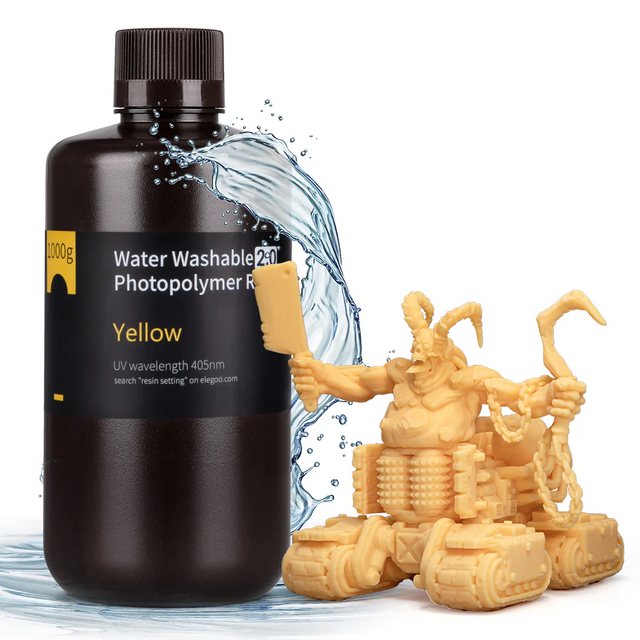Resina Elegoo Water Washable / Lavável em Água - 1kg