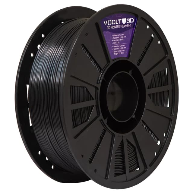 Filamento PLA Preto V-Silk High Speed Premium - 1Kg — 3