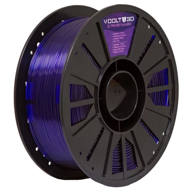 Filamento PETG HF Roxo Translúcido High Fluidity Premium - 1Kg — peça impressa