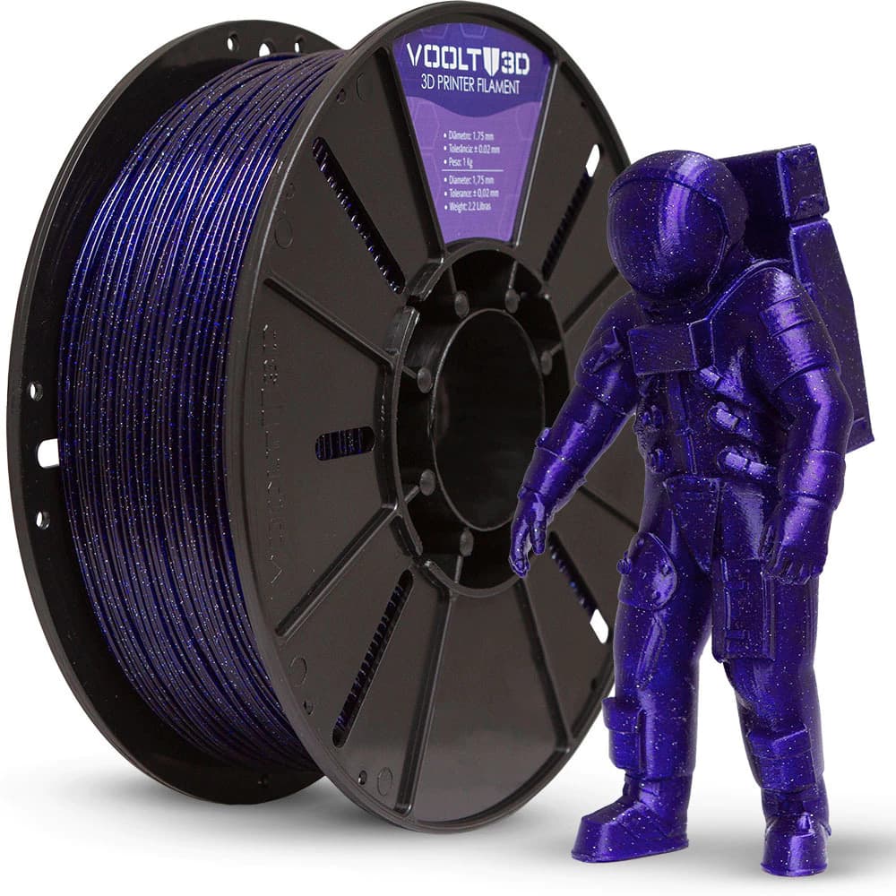 Filamento PLA Azul Nettuno Cosmos High Speed Premium - 1Kg